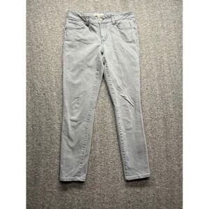 Cabi Jeans Pants Womens Size 6 Grey Fits 31x28 Slim Stretch Denim Casual Wash